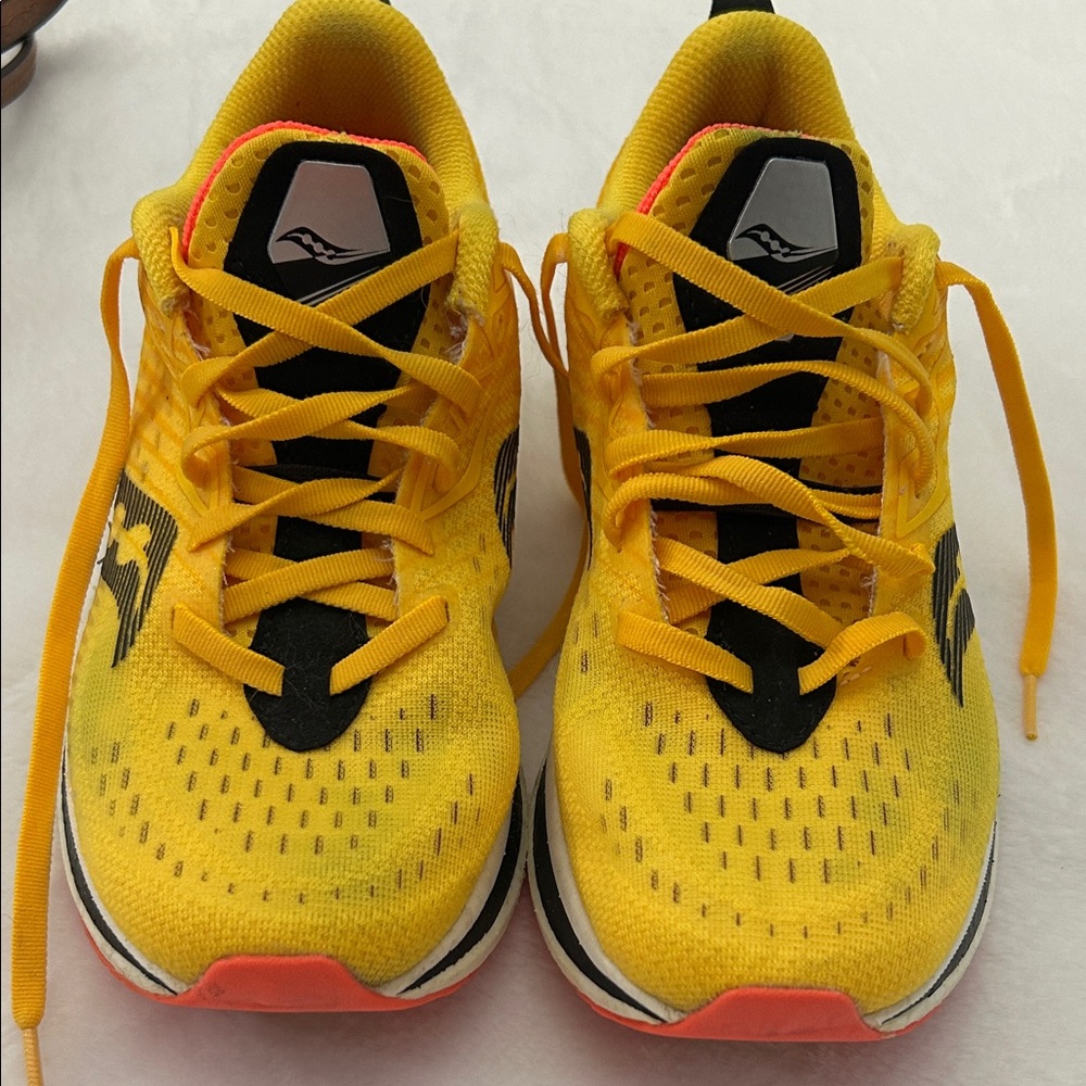 Saucony Endorphin Speed 2 Yellow and Black Women's Running Sneakers